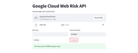 webriska|Run the sample Web Risk app .